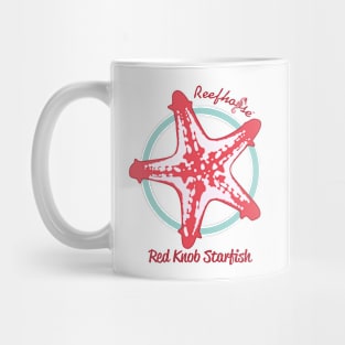 Red Knob Starfish Mug